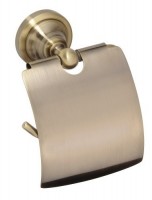 Bemeta RETRO bronz držák toaletního papíru 140x150x100 mm, s krytem   144112017
